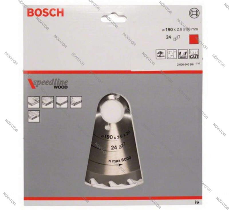 Bosch SE WO H, 2608640801, 190х30-24