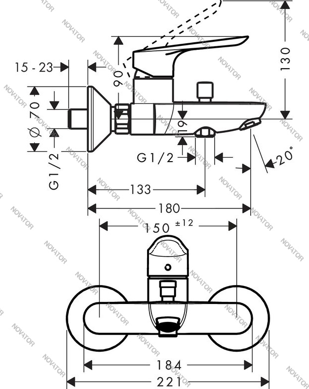 Hansgrohe Logis Е 71403000