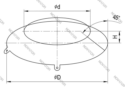 Ferrum D200-210 мм (430/0,5 мм)