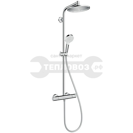 Купить Hansgrohe Crometta S 240 Showerpipe 27267000 в интернет-магазине Тепловоз