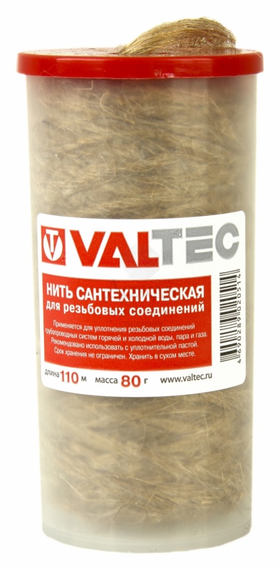 Купить Valtec VT.FLAX.0.110, 110 м, Нить сантехническая льняная в интернет-магазине Дождь