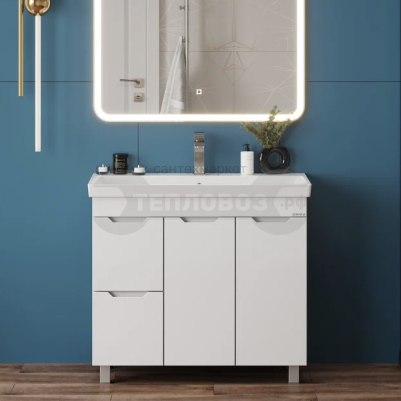 Купить Onika Айленд 90, 90 см, белый в интернет-магазине Тепловоз