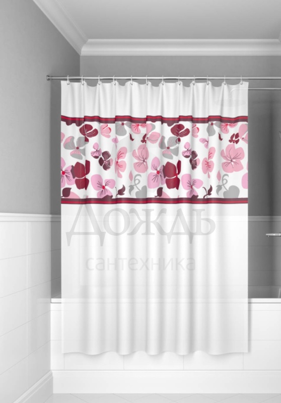 Iddis Peva Nemesia P23PV11i11, 1800х1800 мм, белый/красный купить за 840 руб. Купить Iddis Peva Nemesia P23PV11i11, 1800х1800 мм, белый/красный в интернет-магазине Дождь