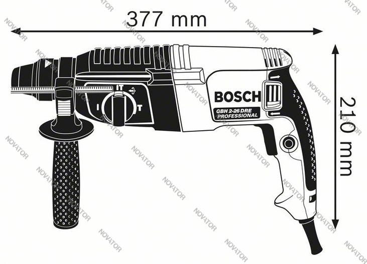Bosch GBH 2-26 DRE,0611253708/061125376H, 800 Вт