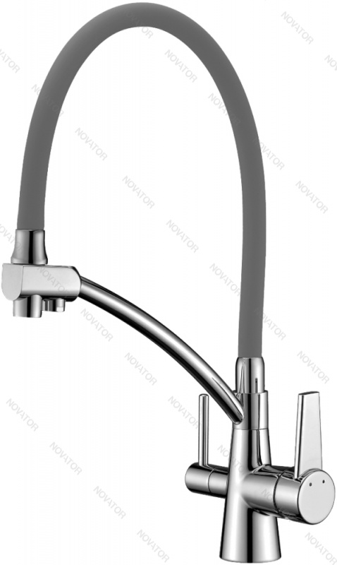 Lemark Comfort LM3071C-Gray, хром/серый