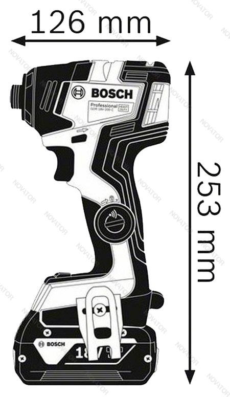 Bosch GDR 18V -200С арт. 06019G4104, без акк. и ЗУ