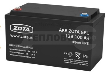 Купить Zota AGM GEL 65-12 в интернет-магазине Тепловоз