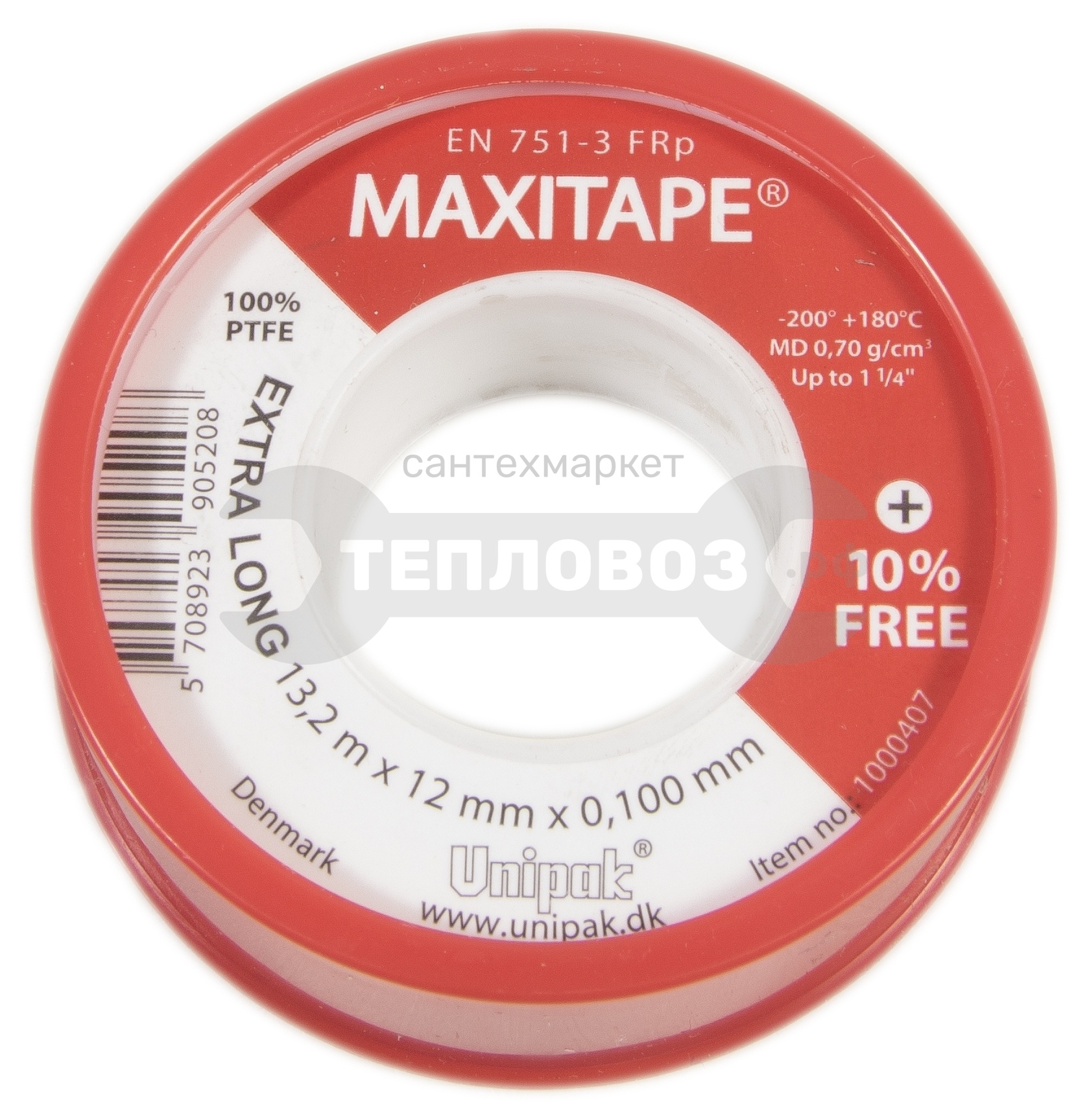 Купить Unipak Maxitape, 12мм х 0,1мм х 12м в интернет-магазине Тепловоз