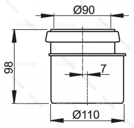 Alca M907, DN 90/110