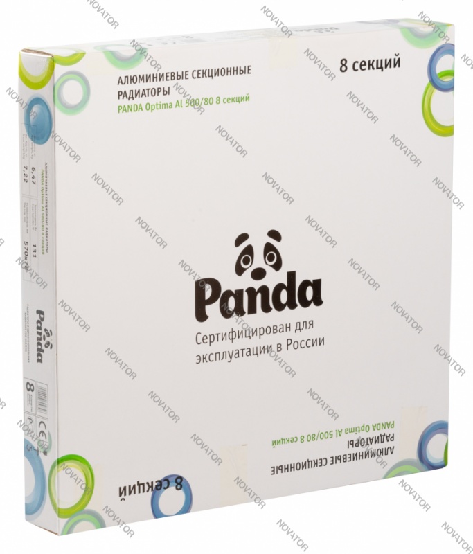 Panda Optima AL 500/80, 8 секций