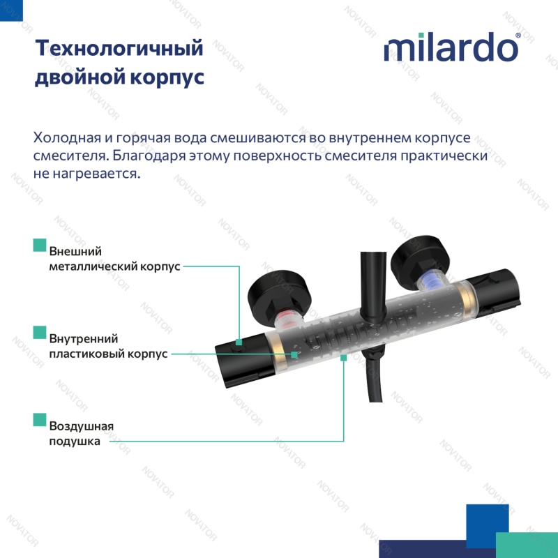 Milardo Ideal SPA ILSBLTHM89, черный матовый