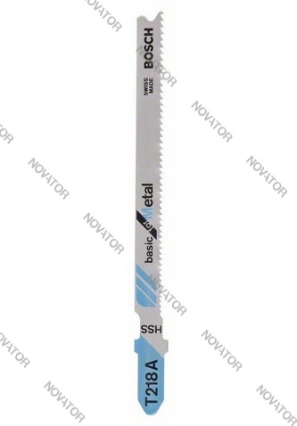 Bosch T218А, 67 мм, 5шт., для эл.лобзика