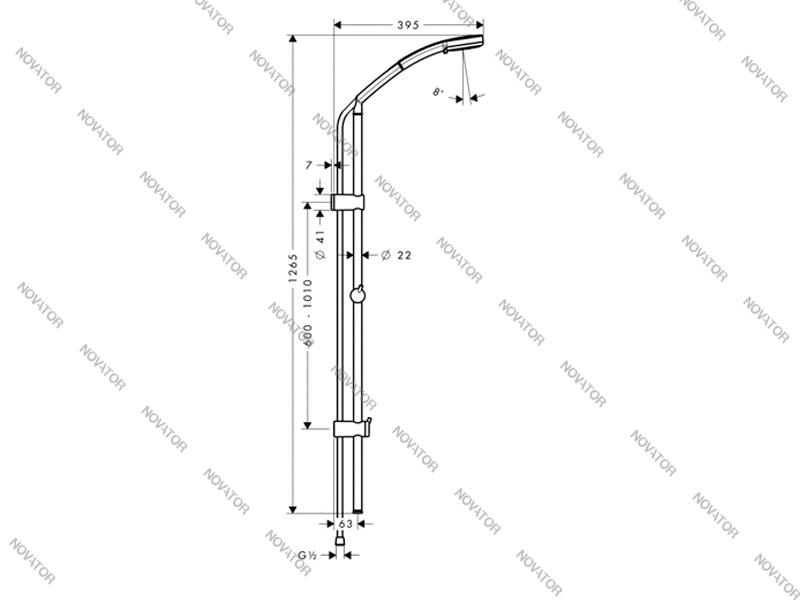 Hansgrohe Croma 100 Vario/Unica`C 27772000