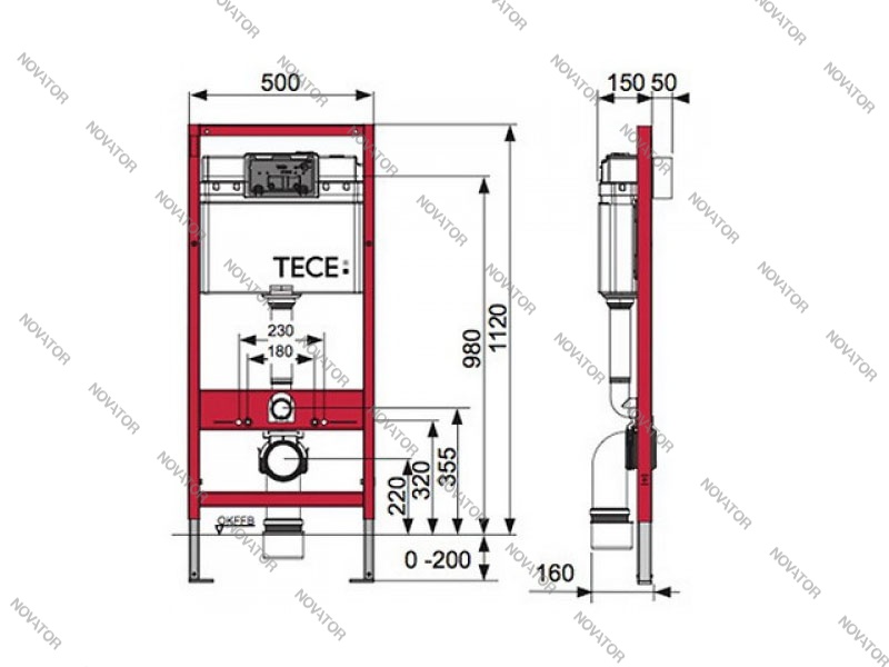 TECEbase KIT 9400005, хром