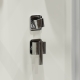 Niagara Standart 90х90 см, ST90/15Q, прозрачное стекло, белый профиль, низкий поддон