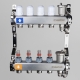 Valtec VT 579 Emnx, 1"х7-выходов 3/4 евроконус, нержавеющая сталь
