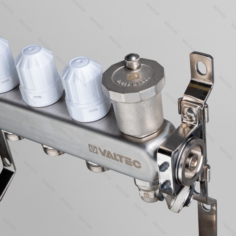 Valtec VT 579 Emnx, 1"х7-выходов 3/4 евроконус, нержавеющая сталь