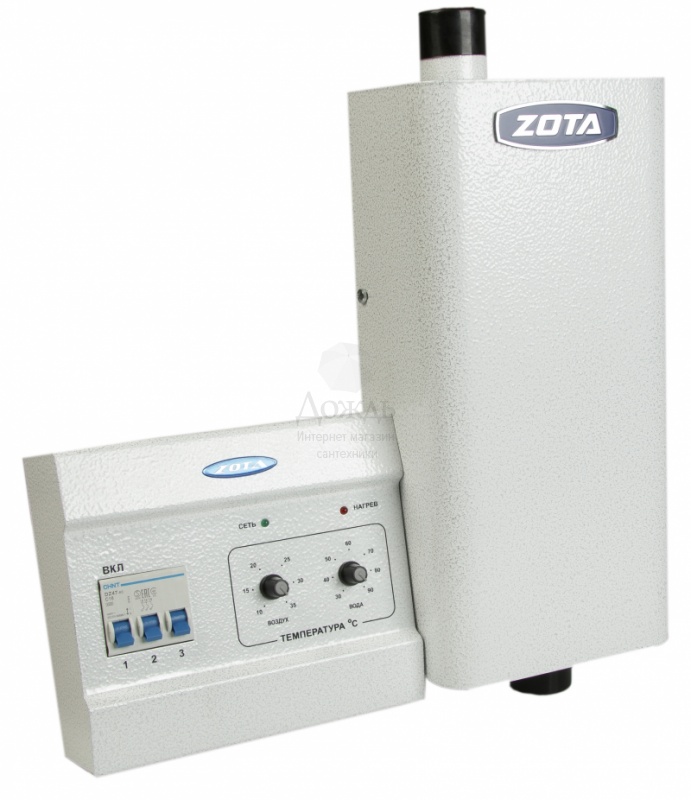 Купить Zota Econom, 7,5 кВт (в комплекте котел + пульт) в интернет-магазине Дождь
