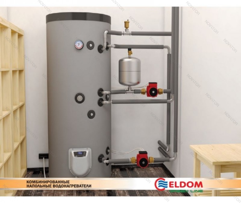 Eldom FV20060S Green Line 200 л, напольный, с 1 т/о, с ТЭНом 3 кВт