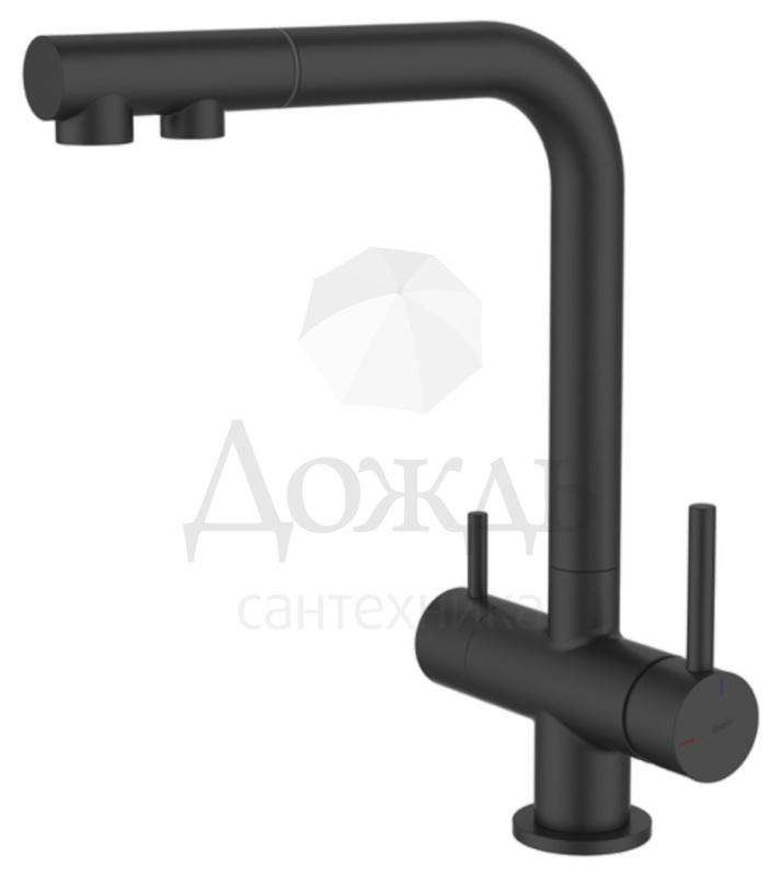 Купить Iddis Umbra UMBBLPFi05, черный матовый в интернет-магазине Дождь