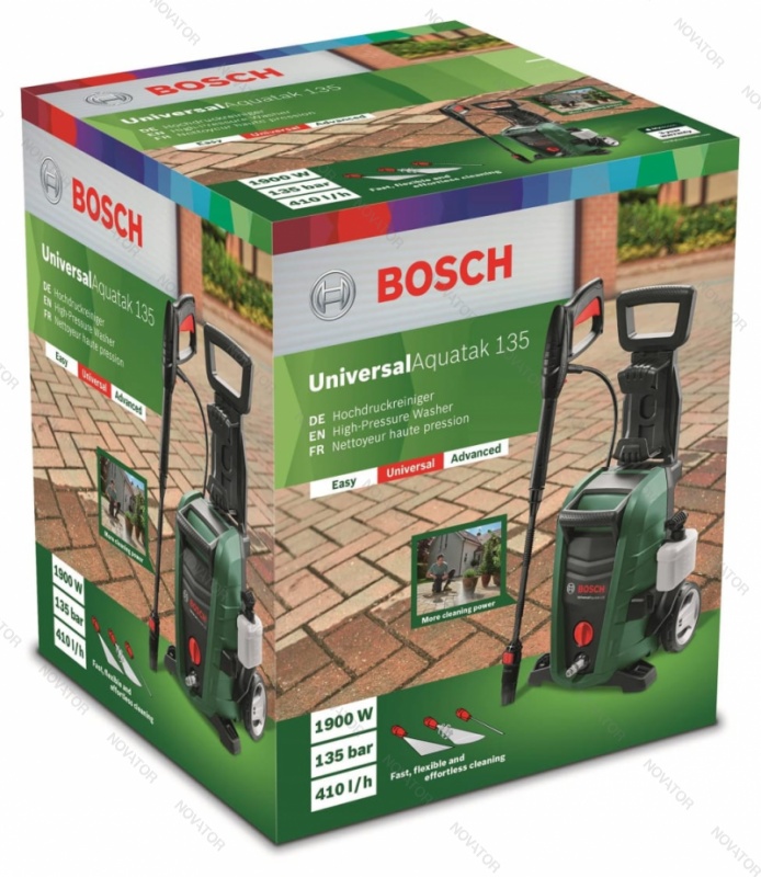 Bosch UniAquatak 135 1,9 кВт;135бар; 410л/ч 6,8кг