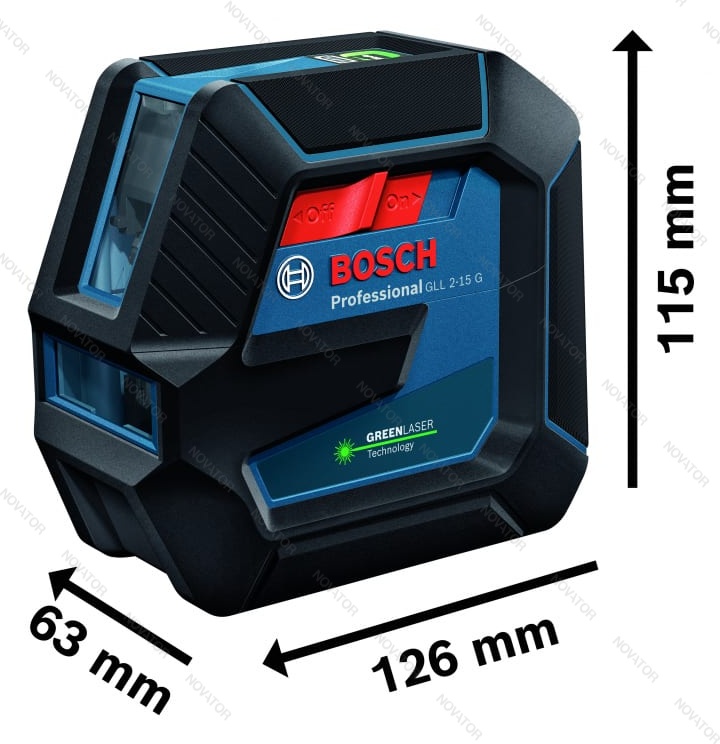 Bosch GLL2-15 G + LB10, 0601063W00, 4 градуса