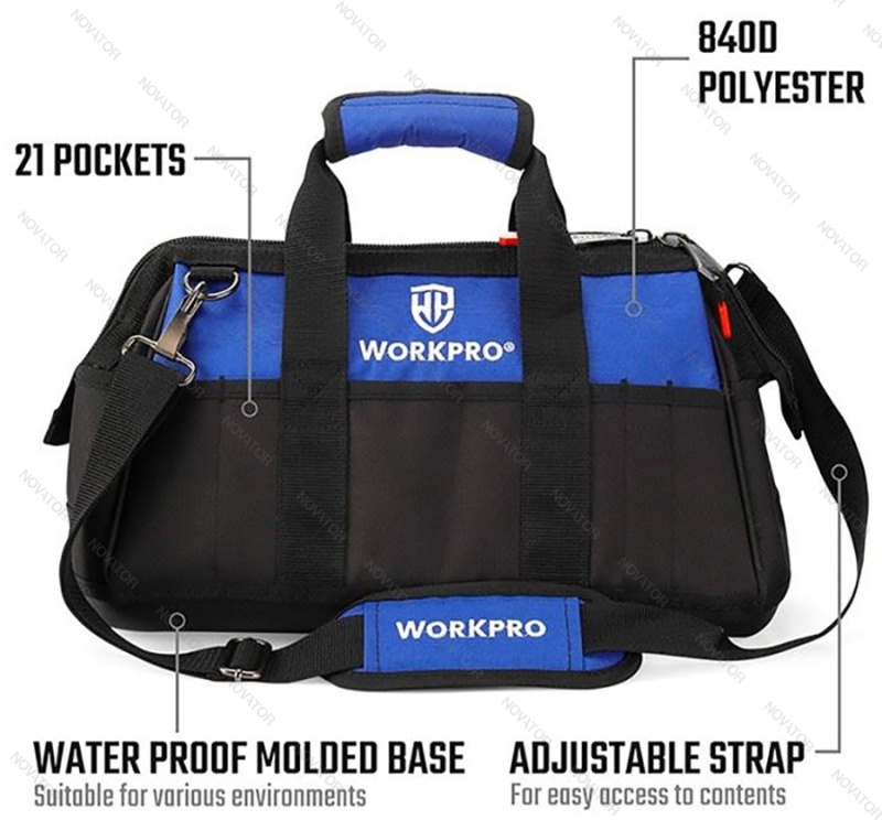 Workpro WP281026, 21 карманов, 51х26х29 см