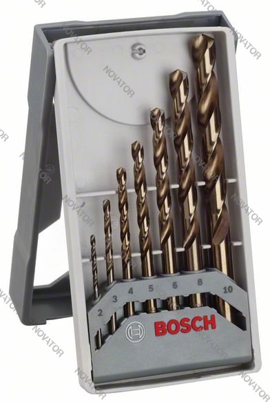 Bosch HSS-Со Mini X 2608589296, цилиндрический хвостовик