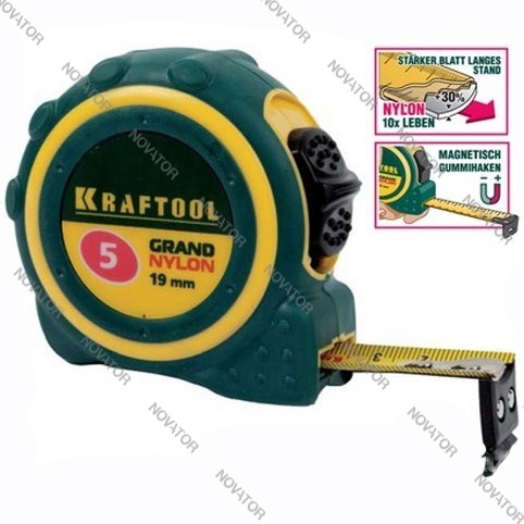 Kraftool 3412-5-19 AutoStop 5м / 19мм
