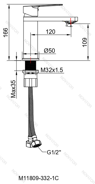 Otgon Gamo M11809-332NB, брашированный никель