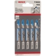 Bosch T118G BIM HSS, 67мм, 5шт, для эл.лобзика