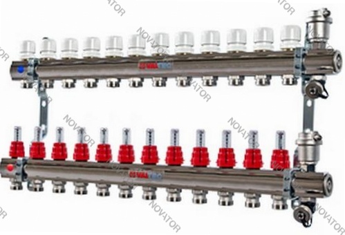 Valtec VT 596 EMNX, 1"х12 выходов 3/4 евроконус