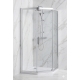 Galletta 90х90 см, 6001001-90-CH, прозрачное стекло 6 мм, профиль хром