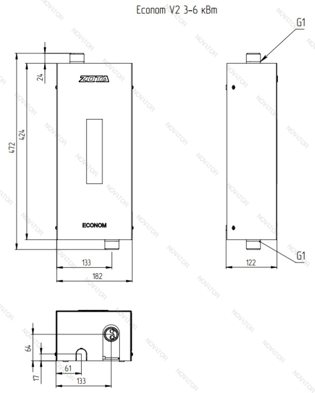 Zota Econom V2 6 кВт