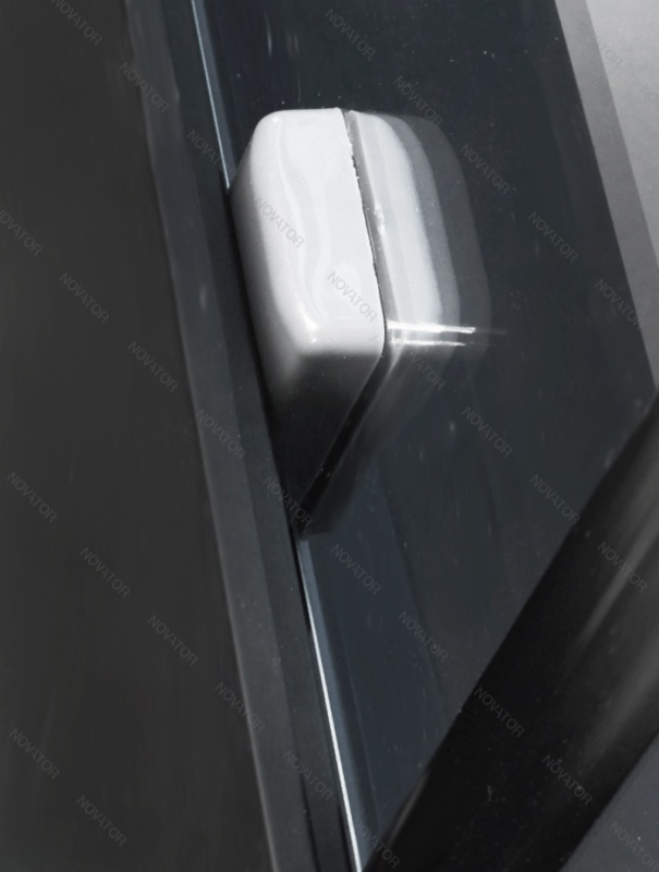Galletta 90х90 см, 310 90Q-W-BT-01, прозрачное стекло, профиль черный, без поддона