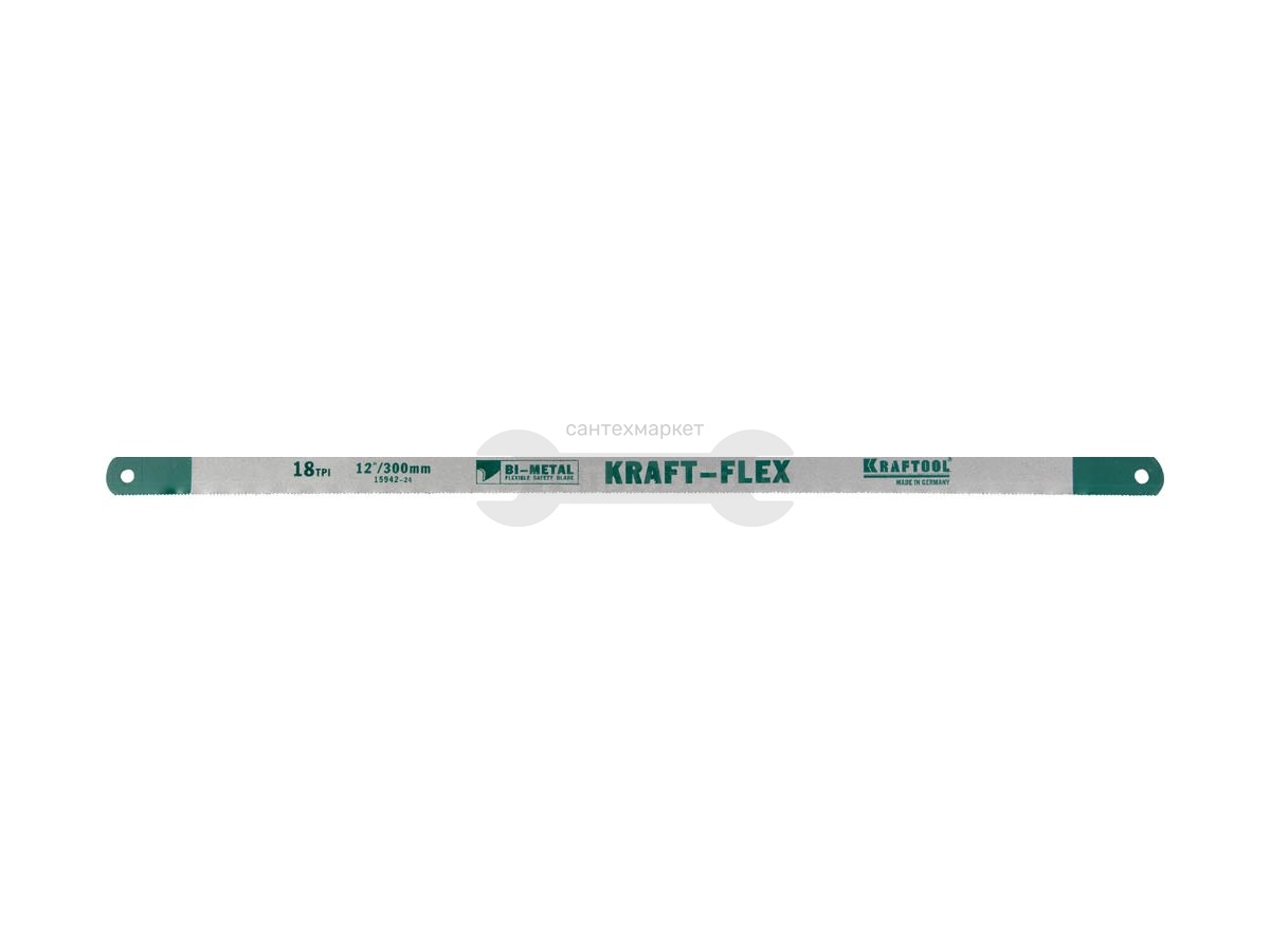 Купить Kraftool Kraft- Flex 15942-18-S2, Bi-Metal, 18TPI, 300 мм, 2шт в интернет-магазине Тепловоз