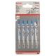 Bosch T218А, 67 мм, 5шт., для эл.лобзика