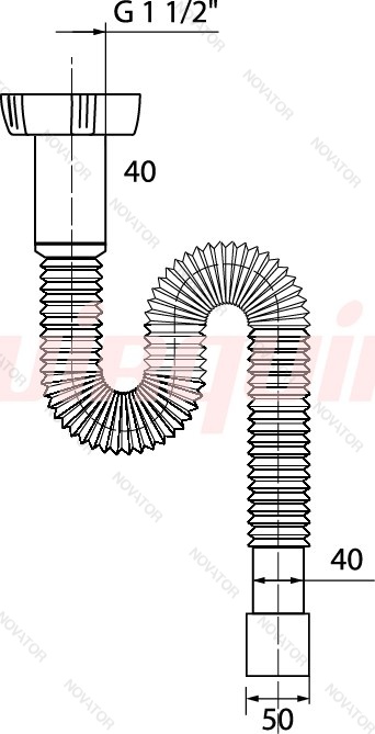 Wirquin 30717995, 40/50, 1 1/2"