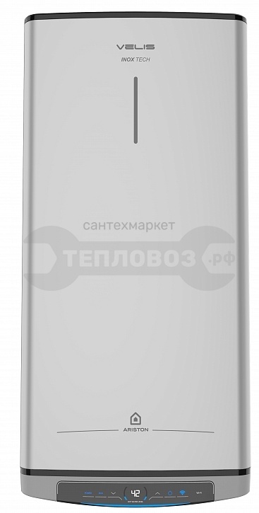 Купить Ariston 3700674 Abse Velis LUX Wifi Inox PW 50, вертикальный 50л в интернет-магазине Тепловоз