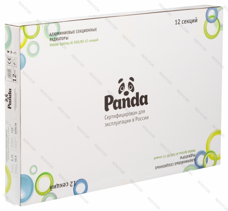 Panda Optima AL 500/80, 12 секций