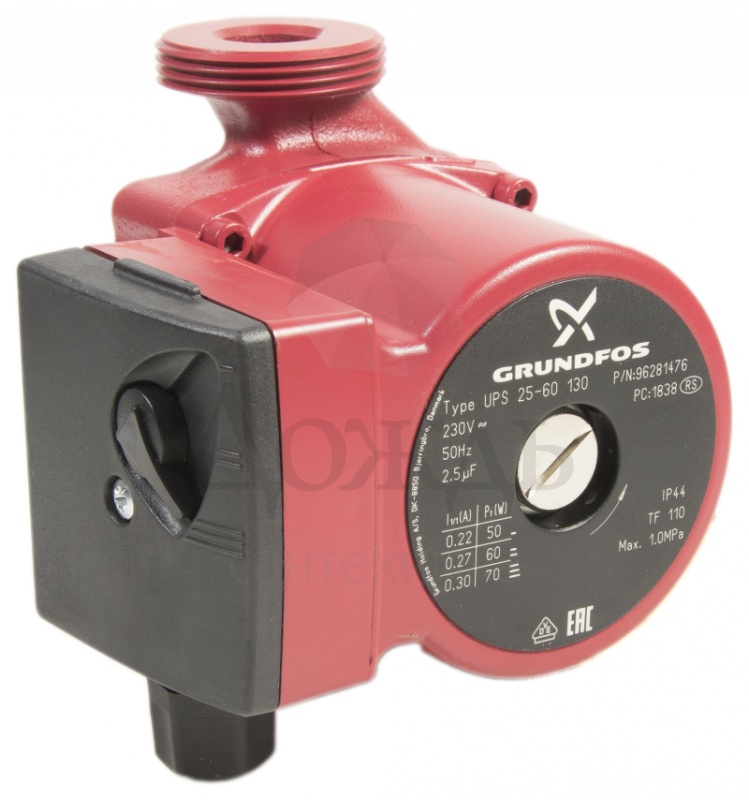 Grundfos 96281476 UPS 25-60 (130 мм) купить за 12 151 руб. Купить Grundfos 96281476 UPS 25-60 (130 мм) в интернет-магазине Дождь