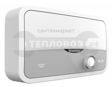 Купить Ariston 3520010 Aures S 3.5 COM PL 3,5 кВт душ+кран в интернет-магазине Тепловоз