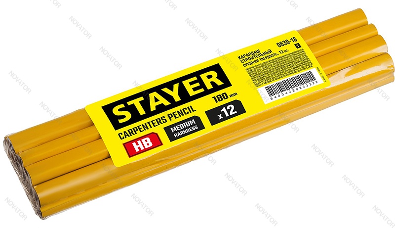 Stayer 0630-18, 180 мм, графитный