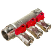 Valtec 580 NE вр 1"х3 выхода, нр 3/4"