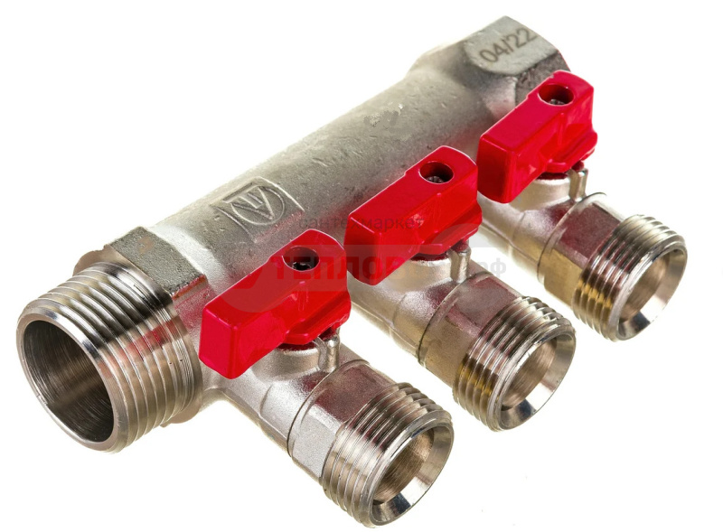 Купить Valtec 580 NE вр 1"х3 выхода, нр 3/4" в интернет-магазине Тепловоз
