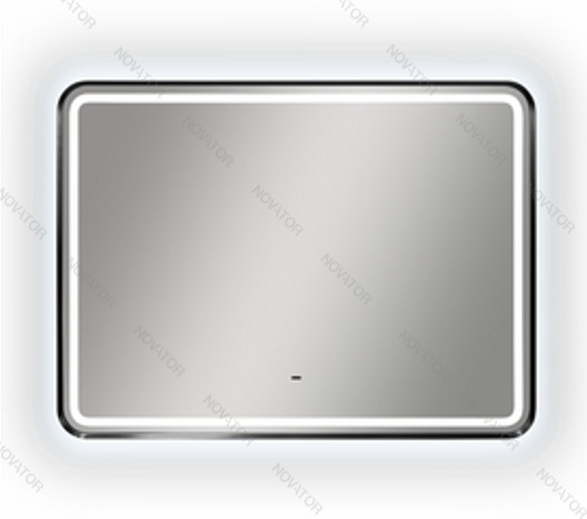 Континент Алиро LED ЗЛП5190 80 см, черный