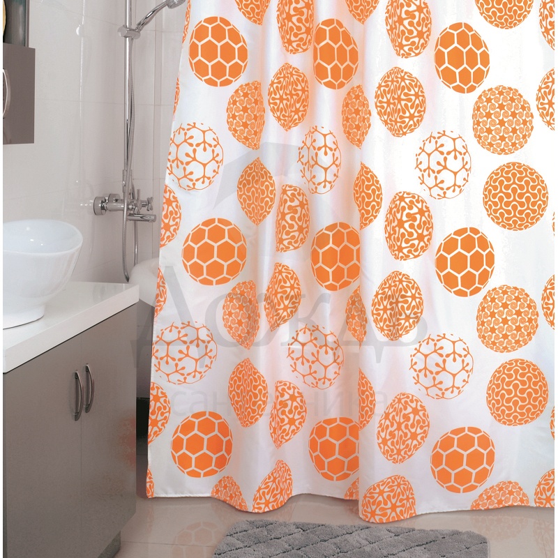 Milardo Orange Dots 850P180M11, 180 см купить за 450 руб. Купить Milardo Orange Dots 850P180M11, 180 см в интернет-магазине Дождь
