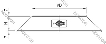 Ferrum D210 мм (430/0,5 мм)