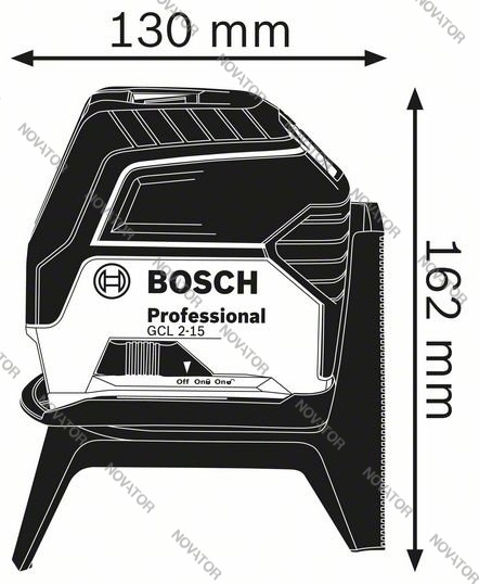 Bosch GCL GCL 2 -15 + RM1 + BM3 0601066E02, 15 м