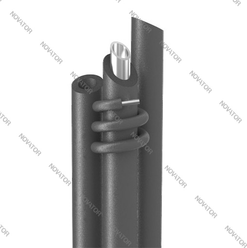 Energoflex Super, 6 мм х 15 мм (2 метра), серый, цена за 1 м.